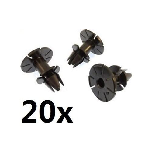 20x For BMW- Plastic Spacer Clips Plugs for Side Skirt, Sill Moulding, Rocker Cover
