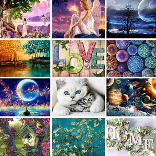 40x60x70 diamond painting 5D Full Square Diamond embroidery mosaic Cross Stitch DIY Wall Sticker home Decoration Christmas Gift