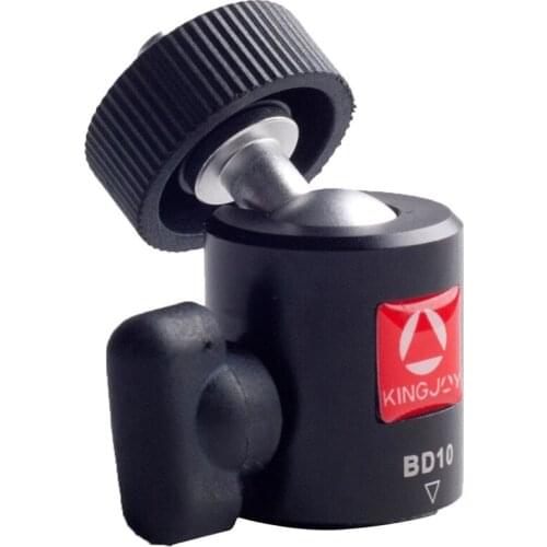 6pcs Kingjoy BD-0 Universal Mini Compact Aluminum Wearable Digital Ball Head with 1/4 inch Camera Screw for Macro Shooting