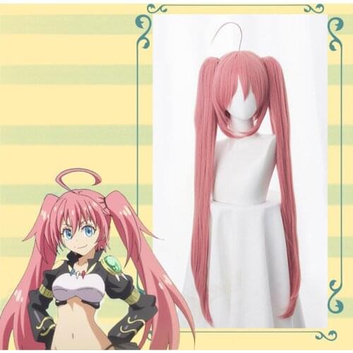 Anime That Time I Got Reincarnated As A Slime Cosplay Wigs Milim Nava Cosplay Synthetic Wig Hair Tensei Shitara Slime Datta Ken