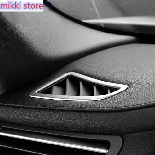 Car-Styling Interior Dashboard Side Air Vent Outlet frame Cover Trim Sequins Strip Stickers For BMW 7 Series F01 Accessories