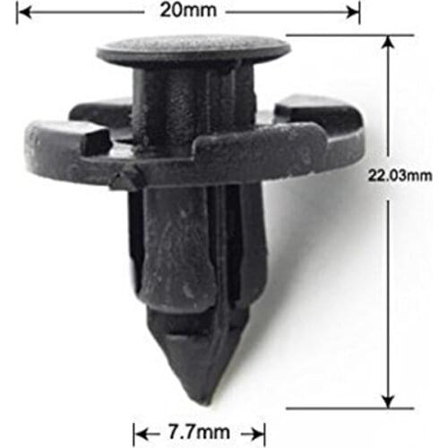 Auto Parts Are Suitable For Nissan Radiator Board Core Nail Nylon Interior Rivet Clip Decorative Fasteners (100pcs) 1362