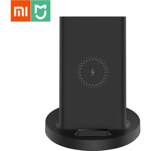 Xiaomi Vertical Wireless Charger 20W Max with Flash Charging Qi Compatible Multiple Safe Stand Horizontal for Mi 9 (20W) MIX 2S