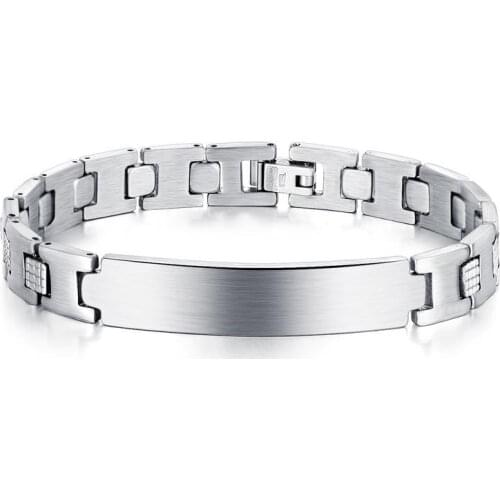 2020 new sales European and American cross-border jewelry stainless steel adjustable bracelet mens titanium steel bracelet