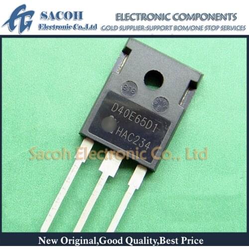 Free Shipping 10Pcs IDW40E65D1 D40E65D1 or IDW40E65D2 D40E65D2 TO-247 40A 650V Rapid Switching Emitter Controlled Diode