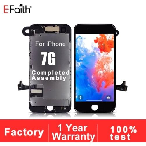 Efaith 50PCS Complete Assembly LCD Or Display For iPhone 7 7G Full Set With 3D Touch Screen+Front Camera Free Shipping
