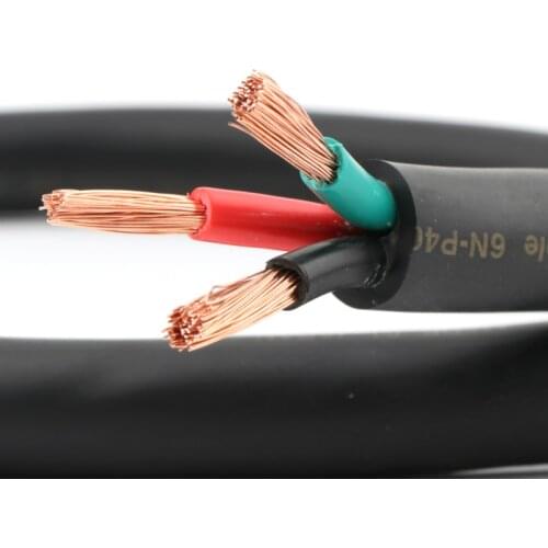 Acrolink 6N-P4030 Fine OFC Power Cable (Per 1.0m) for DIY Audio Line