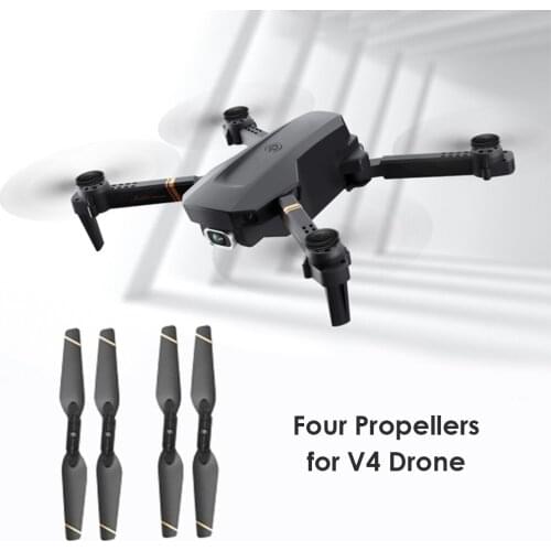 2Pairs Quick Release Propeller Props Lightweight Pack Portable Sky Supplies for V4 UAV RC Drone CW+CCW Main Blades Sets