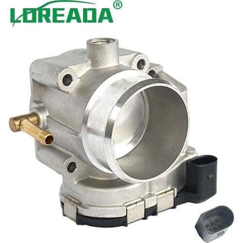LOREADA 06A133062BD 0280750036 New Throttle Body For Volkswagen Skoda Octavia Seat Beetle Golf Bora MK4 Audi TT A3 1.8T