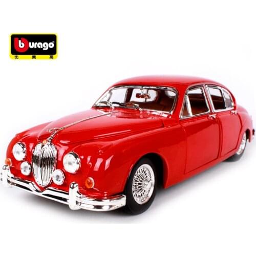Bburago 1:18 1959 Jaguar Mark II Car model Retro Classic Car Diecast Model Car Toy New In Box Free Shipping 12009