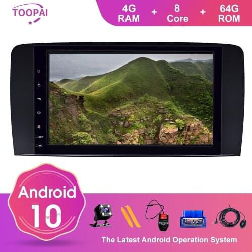 TOOPAI Android 10 For Mercedes Benz R Class W251 R280 R300 R320 Auto Radio Stereo Head Unit GPS Navigation Multimedia Player New