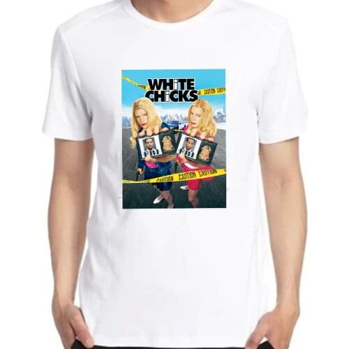 Mens T-Shirts White Chicks Movie Poster Breathable Printed Graphic Tee Harajuku Oversized t shirt Tops Streetwear Men Clothing