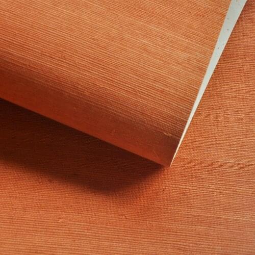 MYWIND Orange Jute Spring Seasom Yarn Natural Texture Art Designs Wallpaper