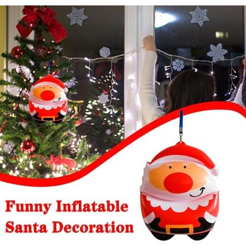 Santa Claus Inflatable Pendant Christmas Party Stage Garden Indoor Outdoor Decoration D50
