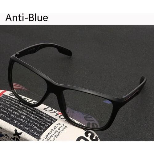 Anti-blue Protection Glasses Square Optical Prescription Myopia Computer Glasses Frame Women Men Anti Blue Sport Glasses Goggle