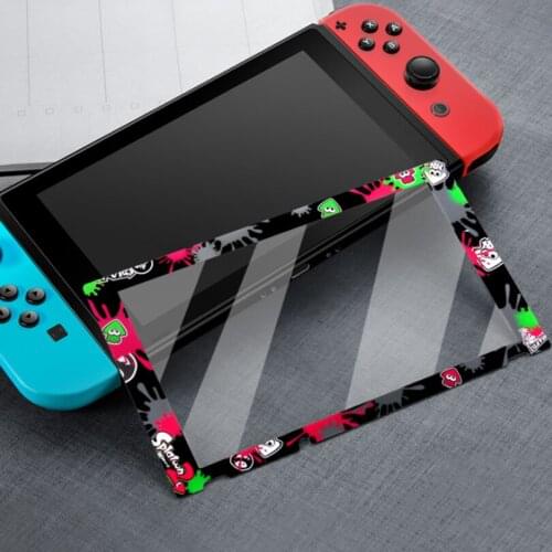 Switch Accessories Screen Protector Film For Nintendo Switch NS Anti Scratch Kawaii Game Case F Tempered Glass Protective Cover