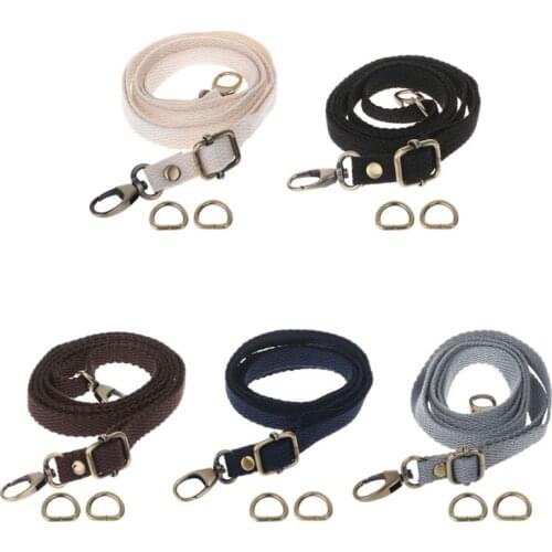 Adjustable Canvas Travel Shoulder Strap Bag Handle Crossbody Handbag Replacement 28GD