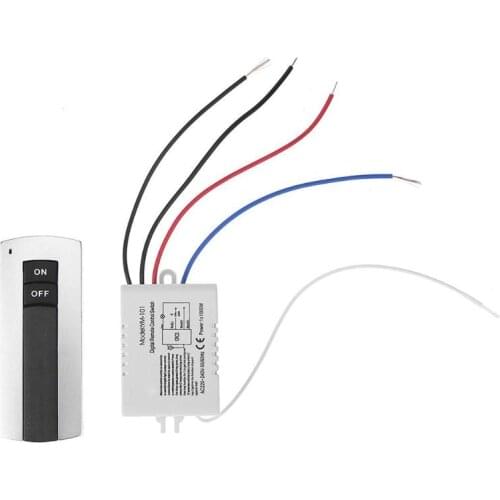 1 Channel Relay ON/OFF 220V Wireless Remote Control Switch Digital Remote Control Switch Receiver Transmitter for Lamp Light