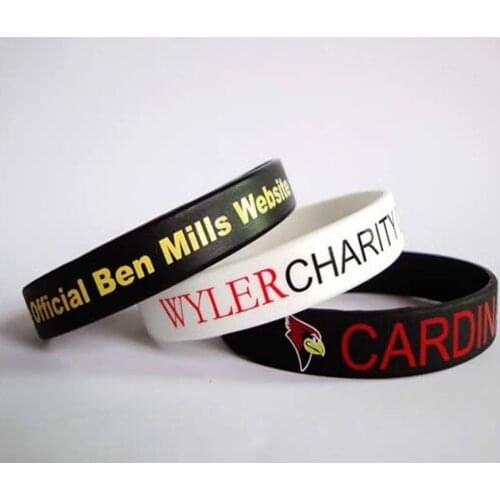 Rubber Silicone Wrist Custom Cheap Discount Rubber Bracelets Silicone Bracelets With Your Own Logo For Promotion