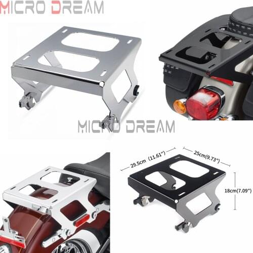 Detachable Tour Pak Mounting Luggage Rack for Harley Deluxe Heritage Classic Slim Street Bob Softail FLDE FLHC FLHCS FLSL FXBB