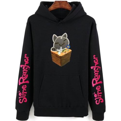 Trend Slime Rancher Hoodie Kids Anime Long Sleeve Pullover Boy/girl Tracksuit Harajuku Streetwear Simulation Game Clothes Tops