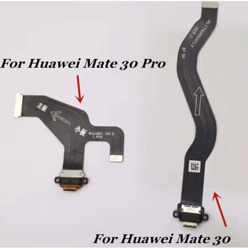 10 pcs 100% Original USB Charging Port Dock Charger Plug Connector Board Flex Cable For Huawei Mate 30 Pro 30Pro / mate 30
