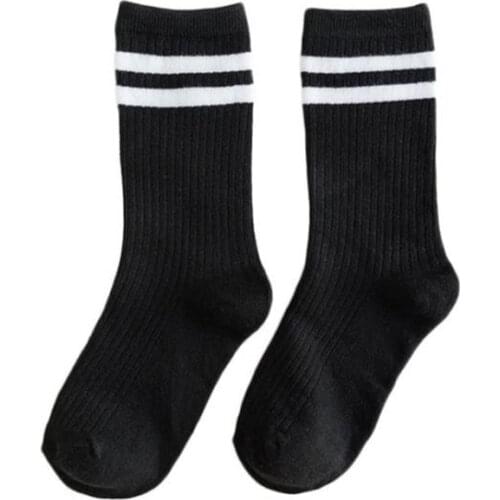 5 Pairs Autumn and Winter New Cotton Pure Color Womens Socks College Style Girls Socks Sports Casual Women Socks