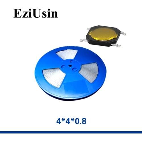 5000pcs In Tape One Reel TS-C003 4*4*0.8 Membrane Tactile Tact Touch Button Micro Switch Thin Film Keyboard 4x4x0.8 5.2x5.2x0.8