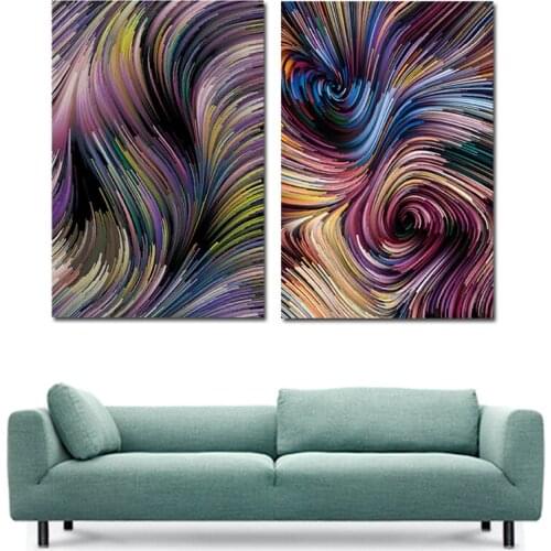 5D DIY Diamond Embroidery Full Square/round Diamond Painting Cross Stitch Mosaic abstract lines canvas painting drop shipping