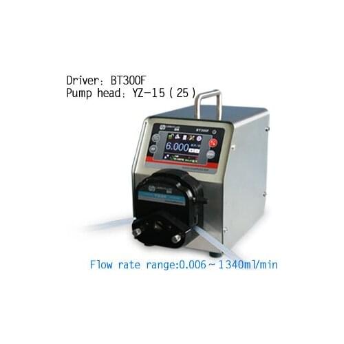 BT300F YT15 Precise Dispensing Dispenser Intelligent Dosing Pump Peristaltic Liquid Industry Laboratory 0.006-1300 ml/min