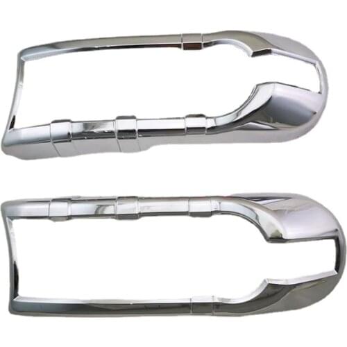 For Toyota FJ CRUISER 2010 Chrome Front Headlamp Head Light Cover Trim Car Styling Accessories
