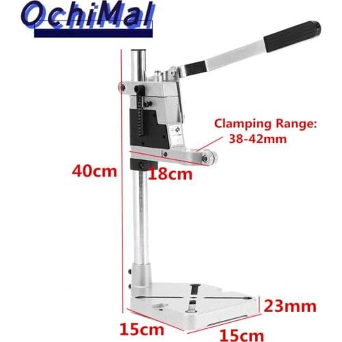 Electric Drill Bracket Single/Double Head Drilling Holder Grinder Rack/Clamp Bench Press Stand/Aluminum Flat Nose Pliers