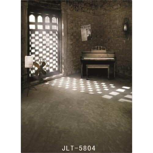 Photography Backgrounds for Photo Studio Old House Piano Computer Printed Vinyl Photographic Backdrops for Wedding Children