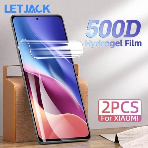 2Pcs Hydrogel Film Screen Protector For Redmi Note 10 9 9T 9A Pro Max 10S K40 K30 Ultra Xiaomi 11 10i Film Not Glass