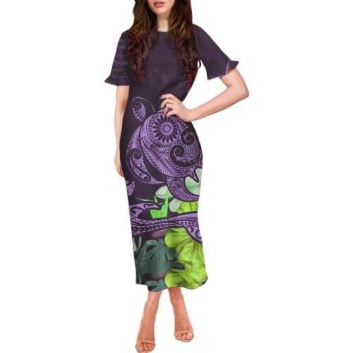 HYCOOL Turtle Knitted Stripe Women Short Sleeve Dress O Neck Hawaii Sexy Streetwear Party Club Elegant 2021 Summer Autumn Robe