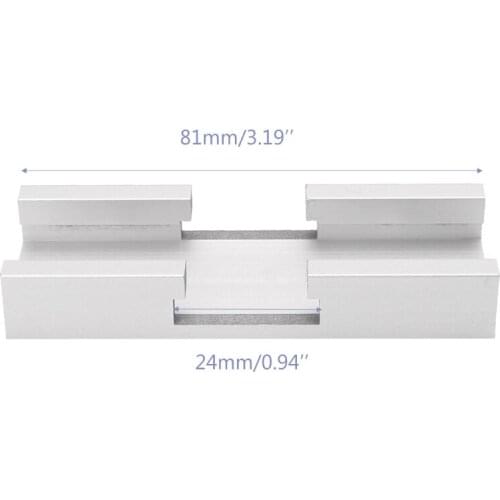 GXMA 2Pcs T-Track Intersection Kit Aluminum T-Slot Connecting Parts Woodworking Tools