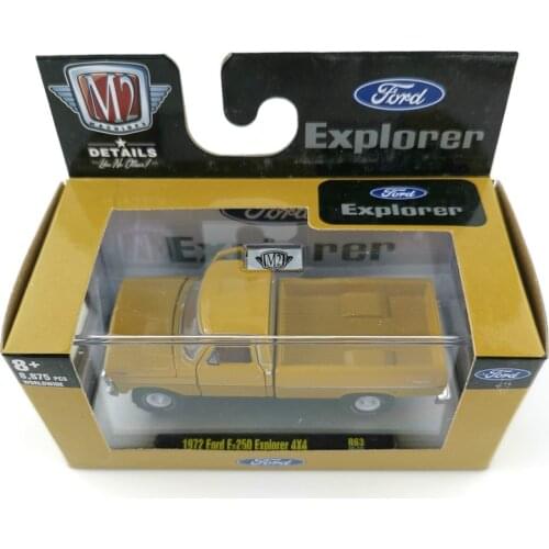 M2 1:64 machines 1972 fords F-250 Collection Metal Die-cast Simulation Model Cars Toys