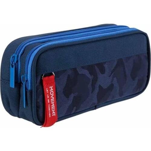 Multi-layer Large Capacity Student Zipper Pencil Storage Case Pen Bag Organizer Schools & Office Supplies