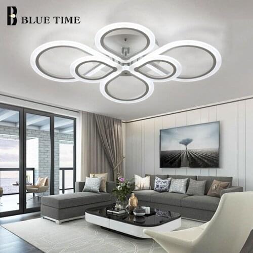 Fashion Water-drop White&Black Body Modern LED Chandelier Lighting For Living Room Bedroom Dining Room Home LED Chandeliers Lamp