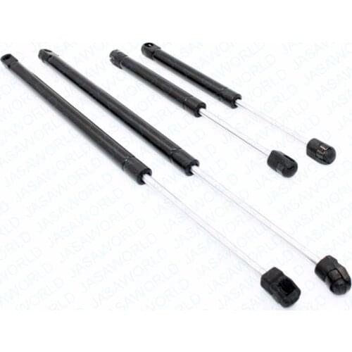 Set of 4pcs Auto Gas Struts Lift Supports Damper Charged Spring For 2002-2004 2005 Audi A4 A4 Quattro Rear Trunk & Front Hood