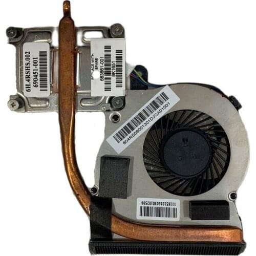 New For HP Probook 4340S 4341S CPU Cooling Fan&Heatsink 683860-001