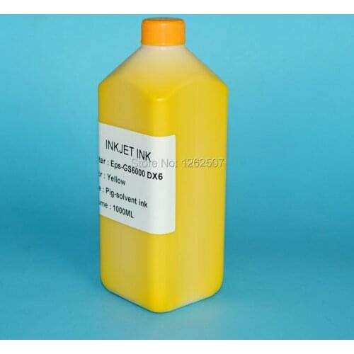 Outdoor Waterproof Oil Based Pigment Ink Eco Solvent Printing inks For Epson DX4 DX5 DX6 DX7 DX9 DX10 DX11 TPF Printers
