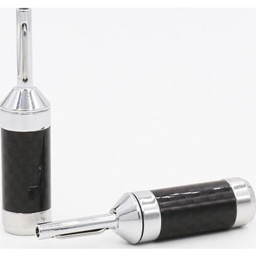 VB004 audio cable Rhodium plated Banana plug 6.5MM hole banana connector plug