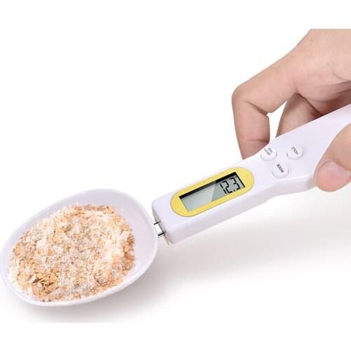 500g/0.1g Kitchen Scales LCD Digital Kitchen Scale Measuring Spoon Gram Electronic Spoon Weight Volumn Food Scale Tools Libra