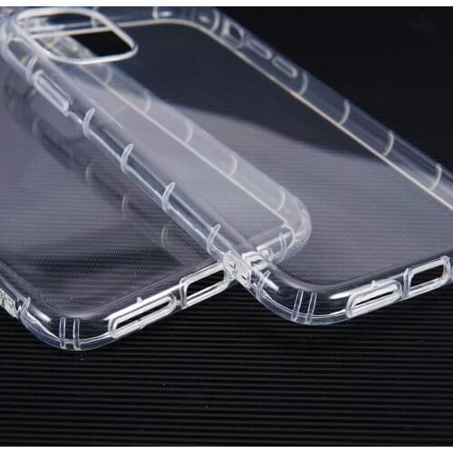 High Quality Silicone Clear TPU Case for IPhone SE 2020 11 Pro X XR XS MAX 7 8 6s Plus Ultra Thin Back Transparent Protect Cover