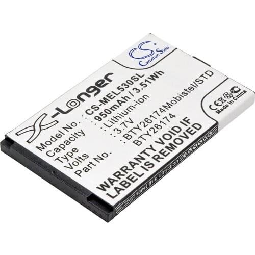 Cameron Sino Mobile SmartPhone Replacement Li-ion Battery 950mAh For BTY26174 Porsche Design EL530, EL530 Dual Free Tools