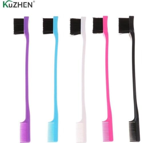 1Pc Beauty Double Sided Edge Control Hair Comb Hair Styling Hair Brush