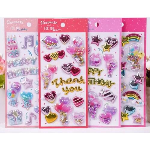 1pcs Kawaii Stationery Stickers Shake Post Aesthetic Series Planner Decorative Mobile Stickers Scrapbooking DIY Craft