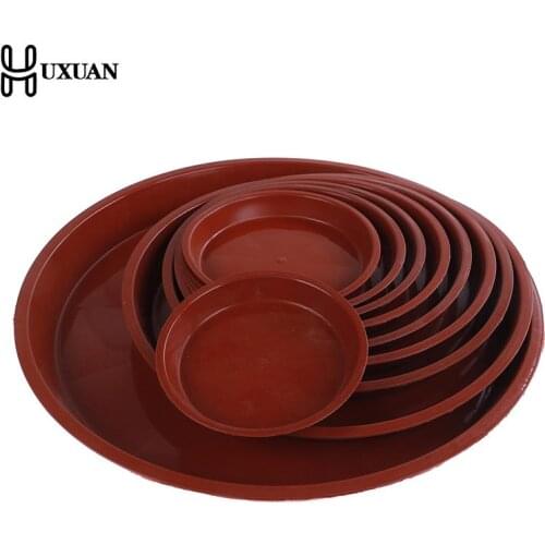 1PCS Round Shape Plastic Solid Color Garden Pot Saucer Plant Pot Drip Tray Planter Pallet Flower Pot Tray Home Garden Pot Case