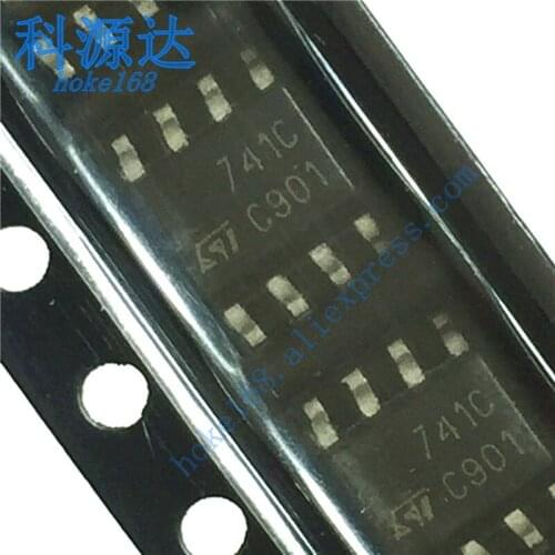 10pcs/lot UA741CDT UA741C SOP8 741C In Stock